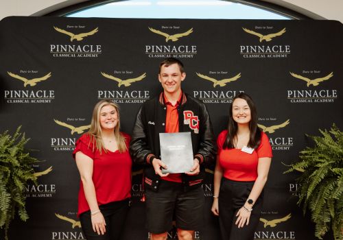 Cody Humphries awarded the Presidential Scholarship from Lenoir-Rhyne