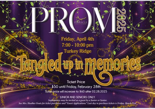 Prom Tickets are on Sale Now!