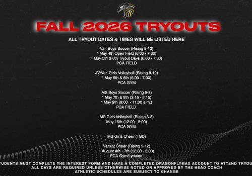 Save The Date: Upcoming Athletic Tryout Dates