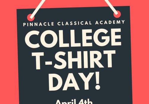 College T-Shirt Day- April 4th